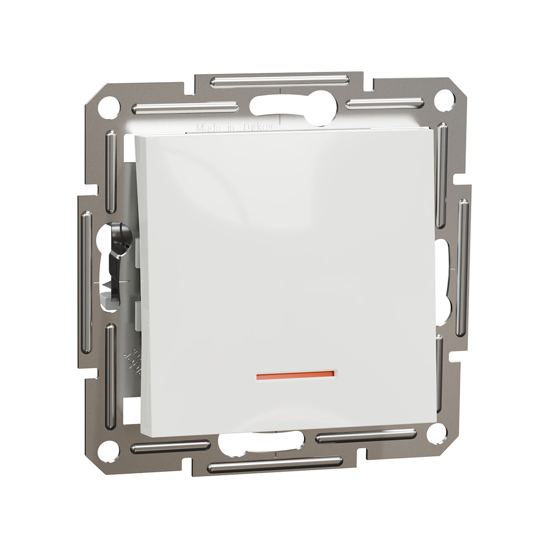 Schneider Electric Переключатель одноклавишный SE EPH1570121 Asfora 10AX механизм с подсветкой белый