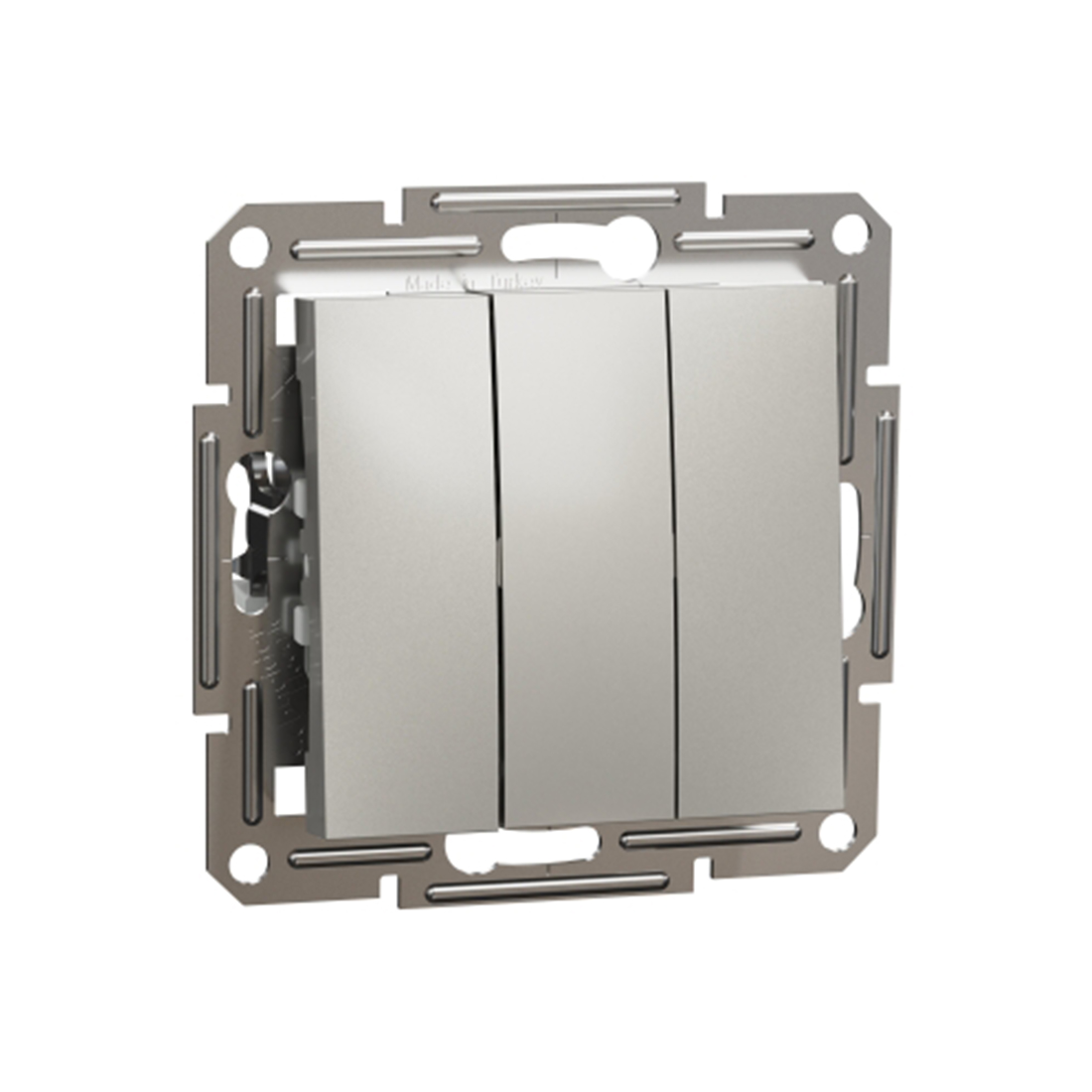 Schneider Electric Выключатель трехклавишный SE EPH2100169 Asfora 10AX мех.винтовой бронза