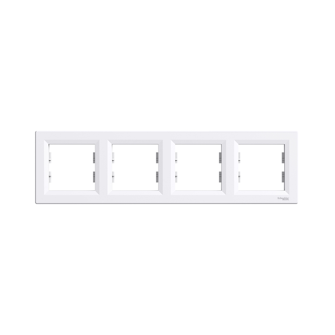 Schneider Electric Рамка горизонтальная SE EPH5800421 Asfora 4 постовая белый