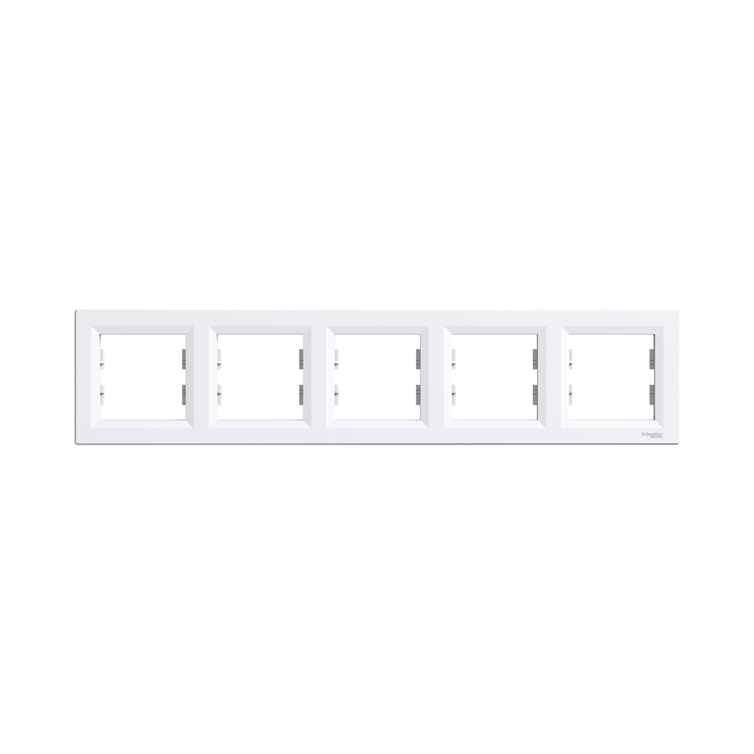 Schneider Electric Рамка горизонтальная SE EPH5800521 Asfora 5 постовая белый