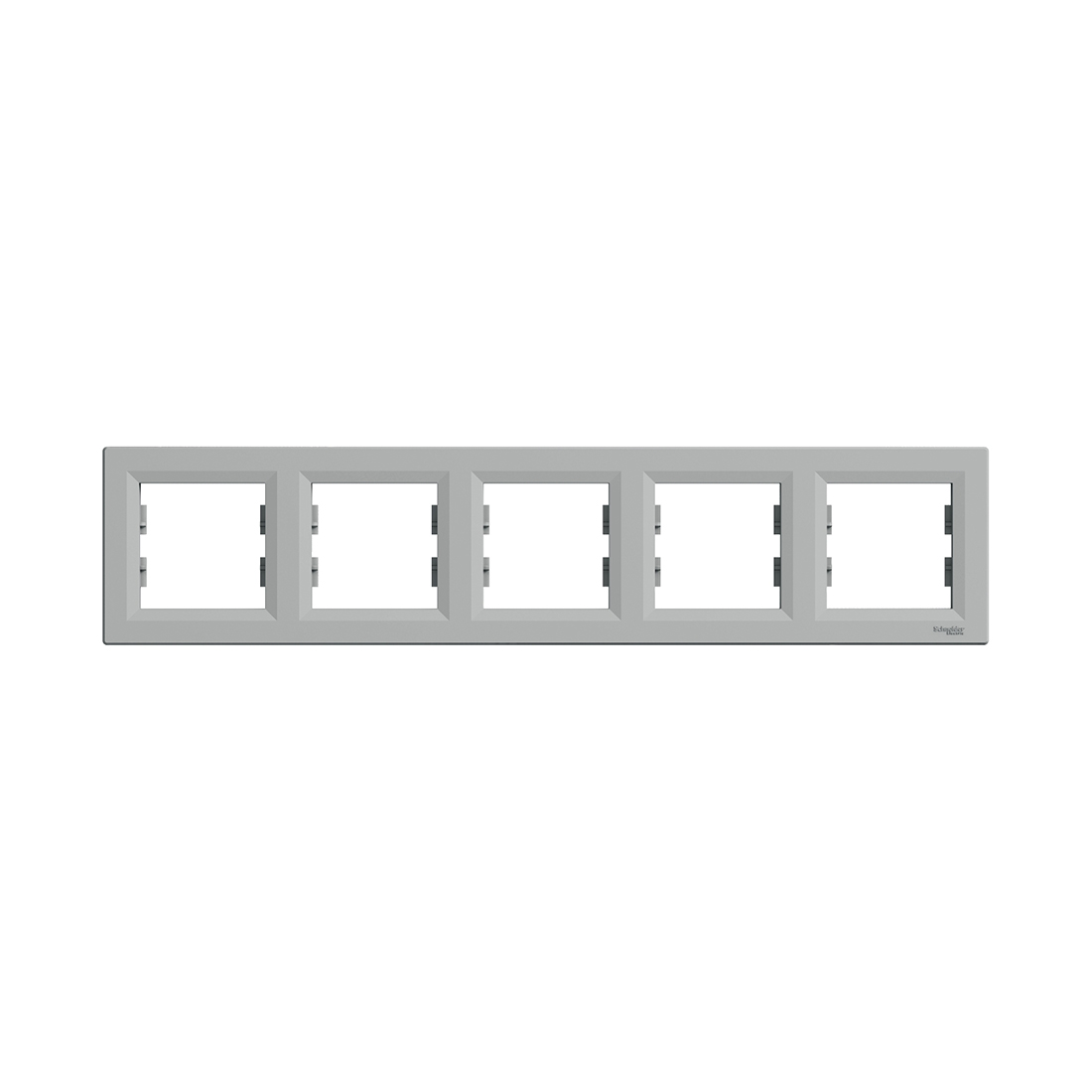 Schneider Electric Рамка горизонтальная SE EPH5800561 Asfora 5 постовая алюминий