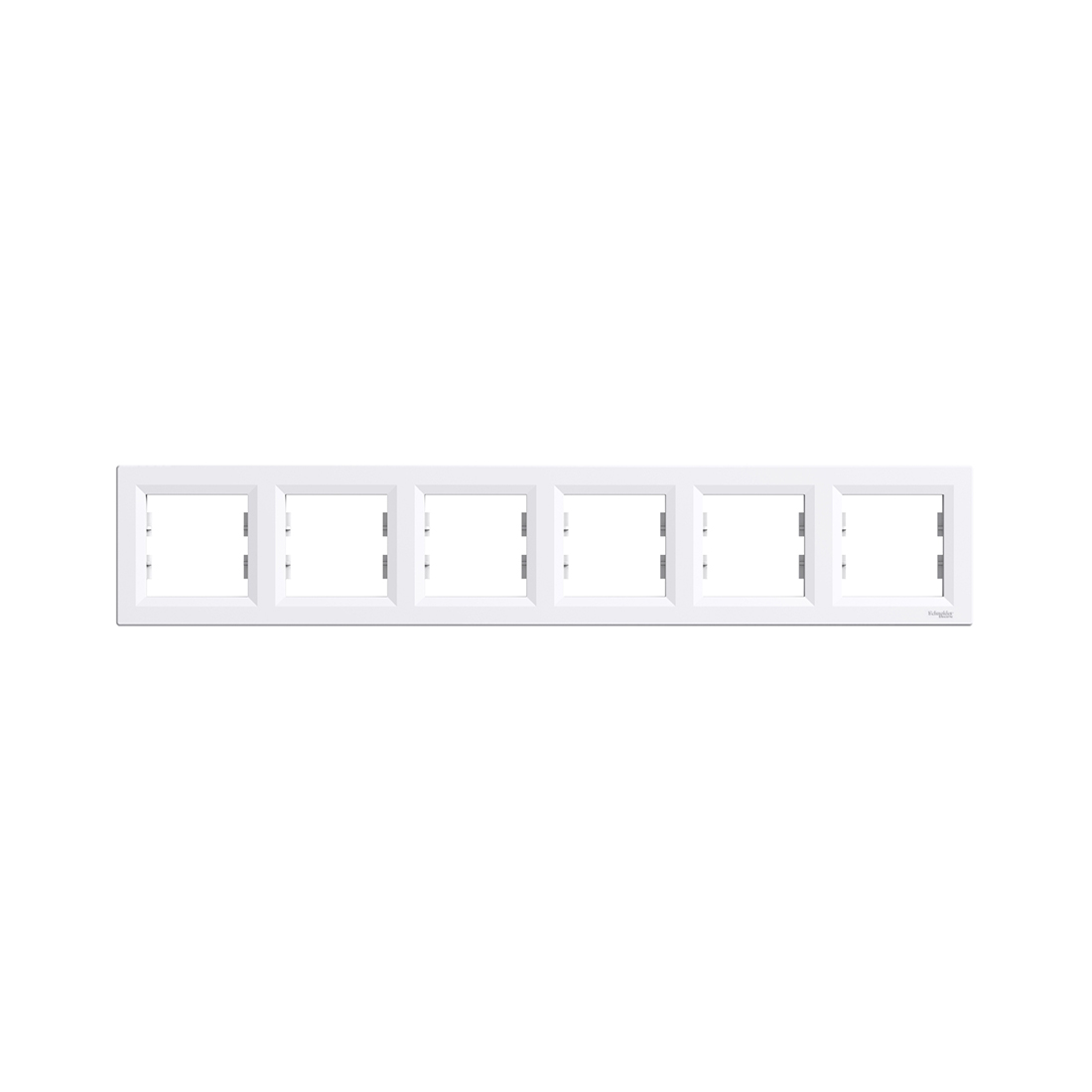 Schneider Electric Рамка горизонтальная SE EPH5800621 Asfora 6 постовая белый