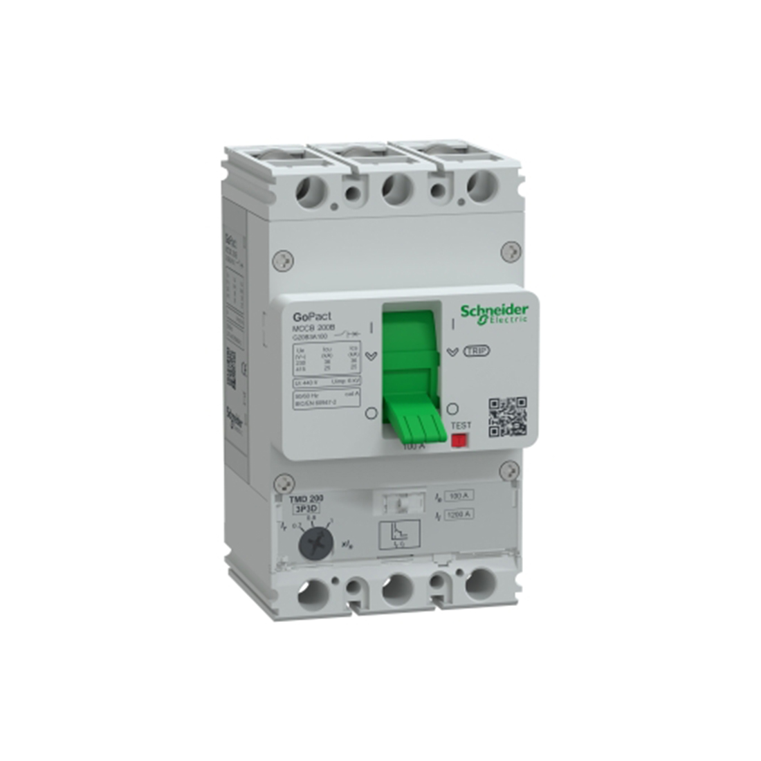Schneider Electric Автоматический выключатель SE G20B3A100 GoPacT 3P 100A 25kA