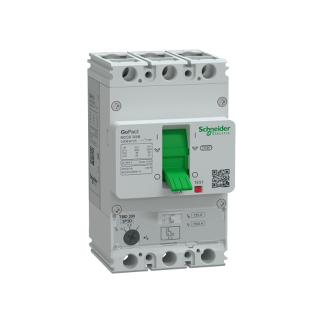 Schneider Electric Автоматический выключатель SE G20B3A125 GoPacT 3P 125A 25kA