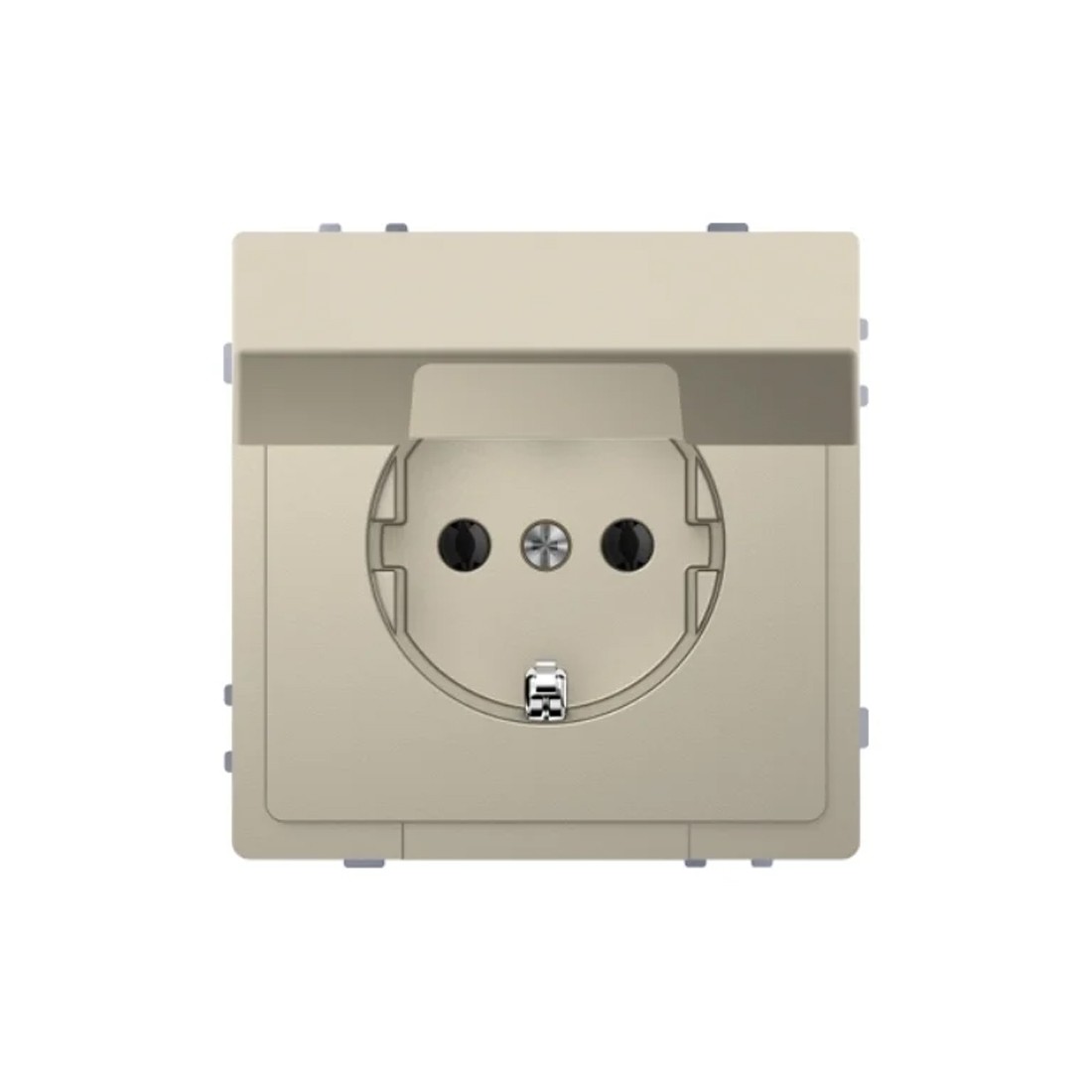 Schneider Electric Розетка MERTEN MTN2310-6033 D-Life 16А с крышкой сахара
