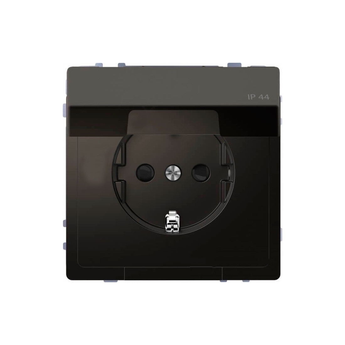 Schneider Electric Розетка мех-м MERTEN MTN2310-6034 D-Life 16А с крышкой антрацит