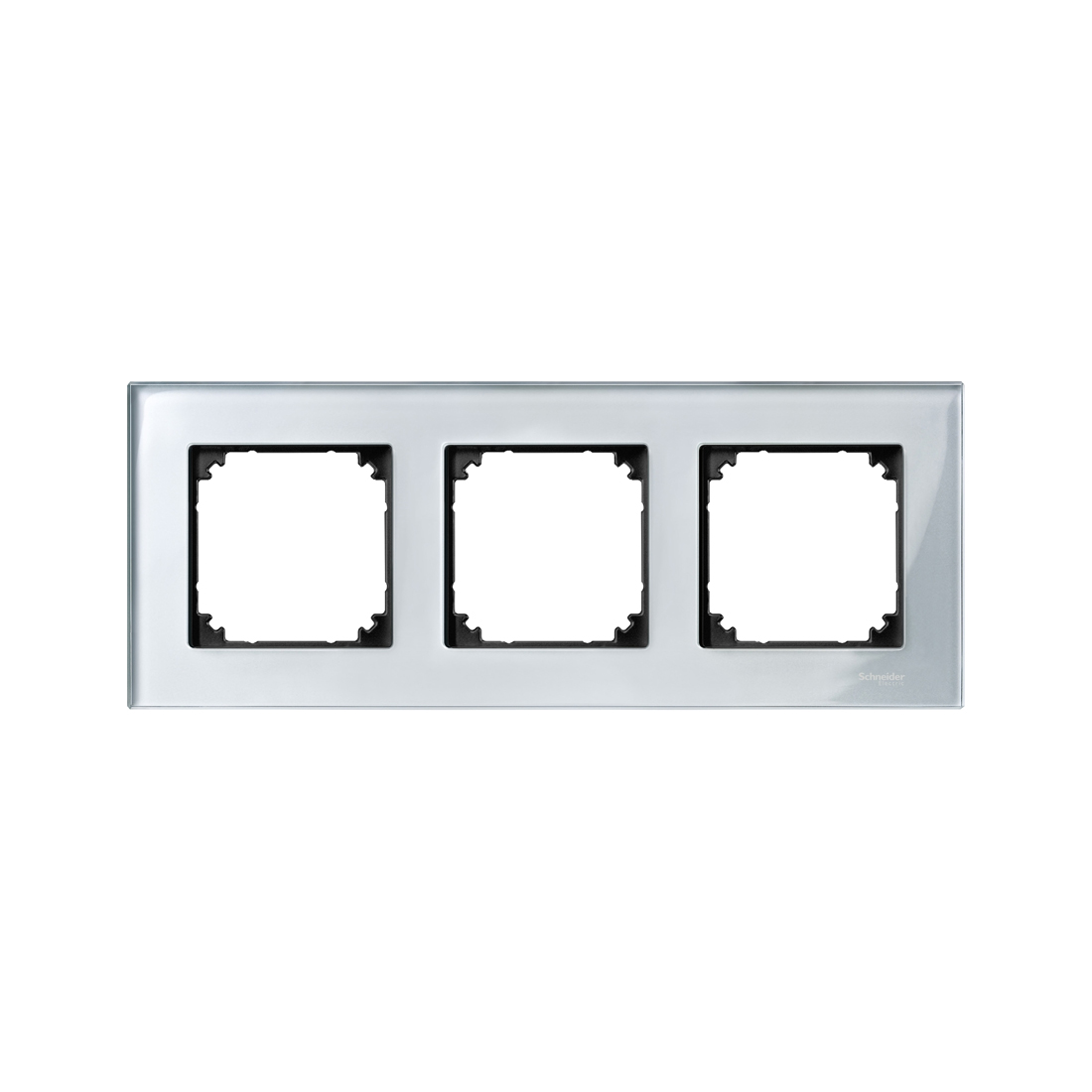 Schneider Electric Рамка MERTEN MTN4030-3260 M-Elegance 3 поста стеклянная алмаз