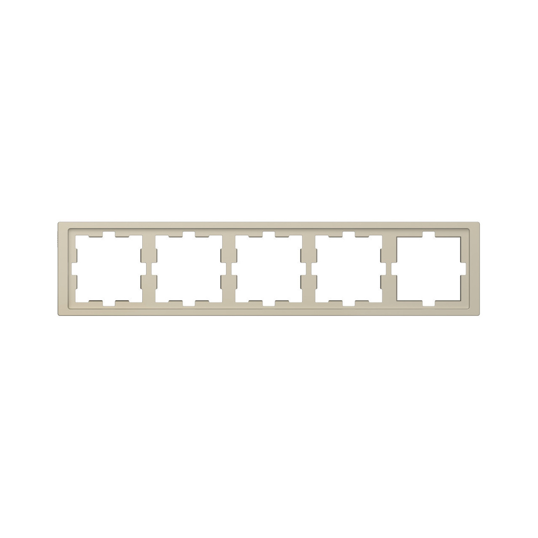 Schneider Electric Рамка MERTEN MTN4050-6533 D-Life 5 постовая сахара