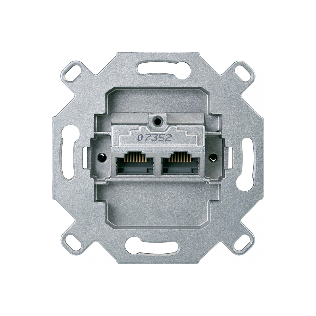 Schneider Electric Компьютерная розетка RJ45 мех-м MERTEN MTN465706 х2 8/8 кат. 6