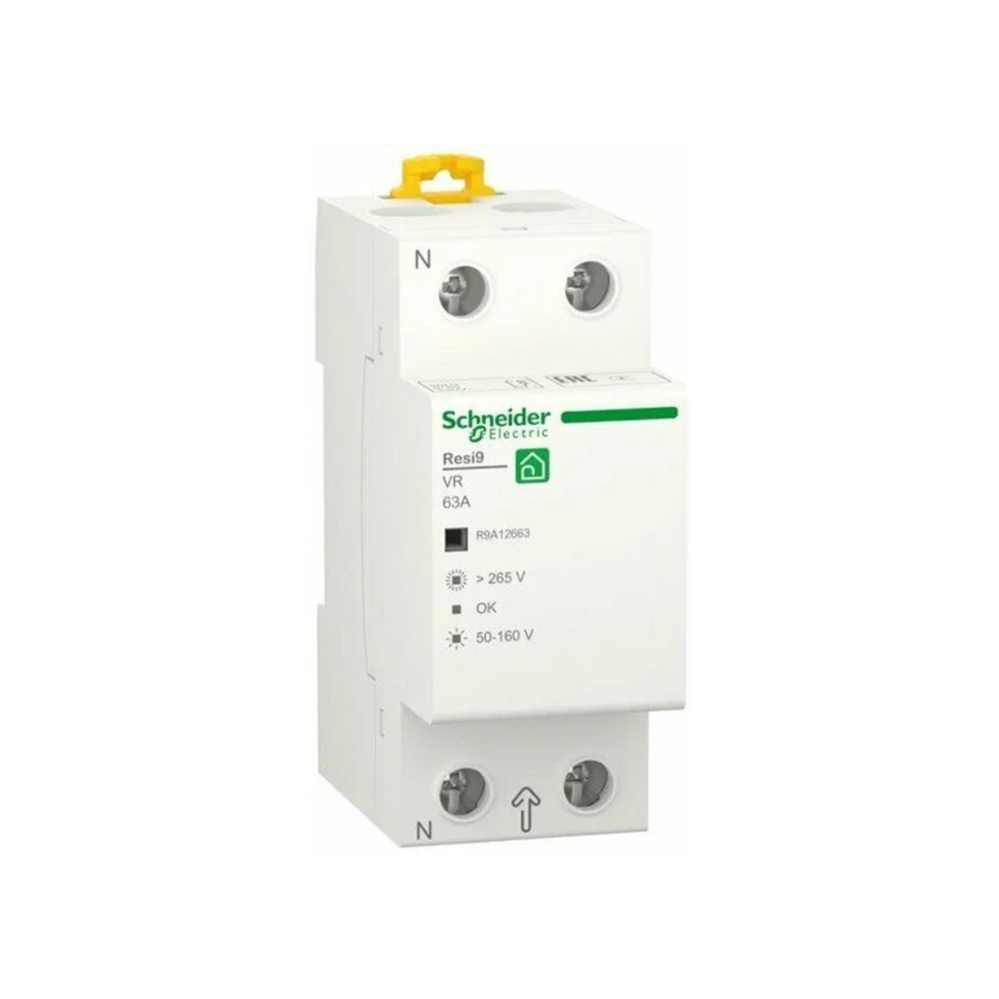 Schneider Electric Реле напряжения SE R9A12663 1P+N 63А 230В