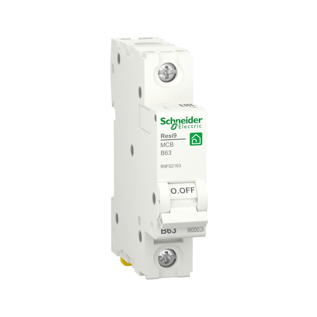 Schneider Electric Автоматический выключатель SE R9F02163 (АВ) 1P B 63А 6 kA