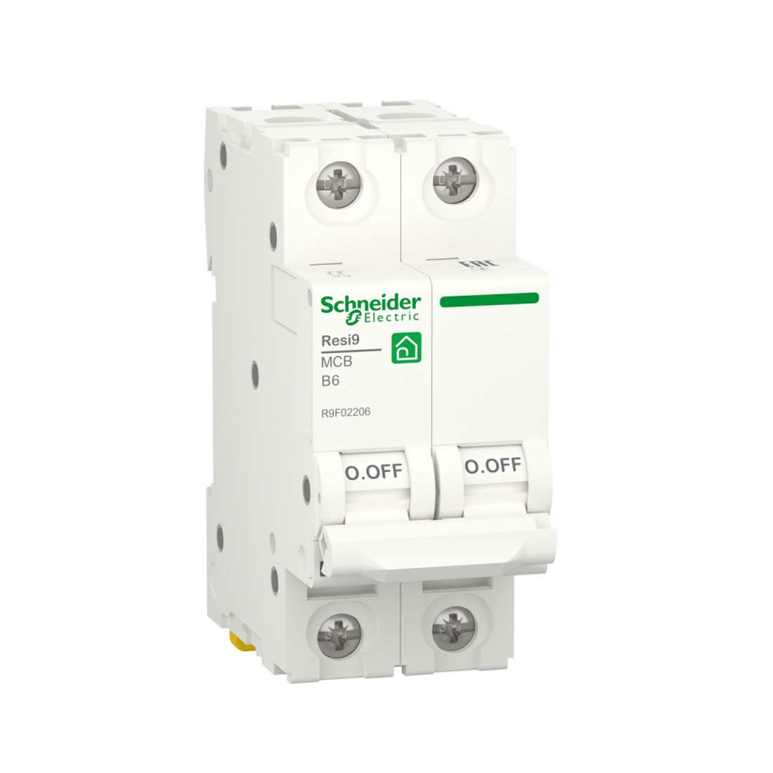 Schneider Electric Автоматический выключатель SE R9F02206 (АВ) 2P B 6А 6 kA