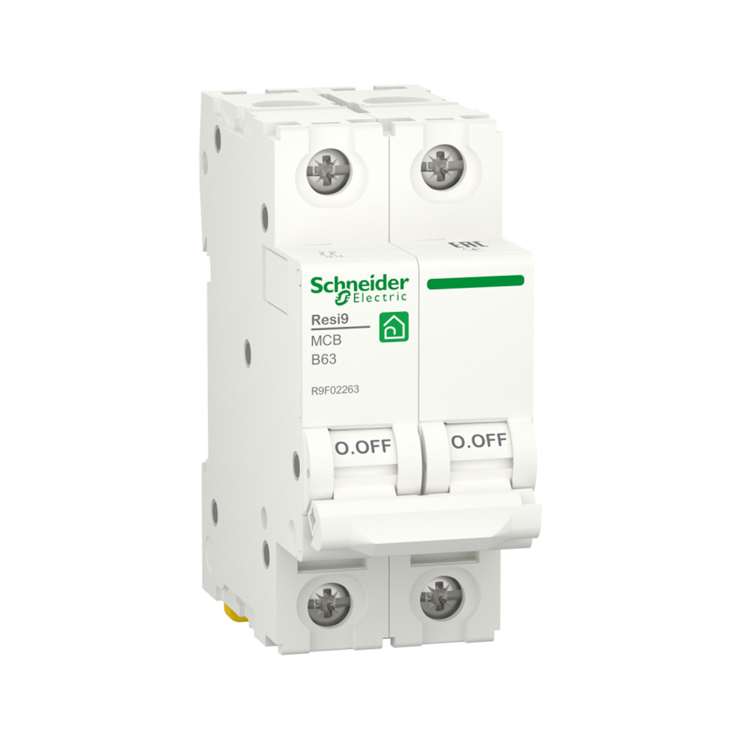 Schneider Electric Автоматический выключатель SE R9F02263 (АВ) 2P B 63А 6 kA