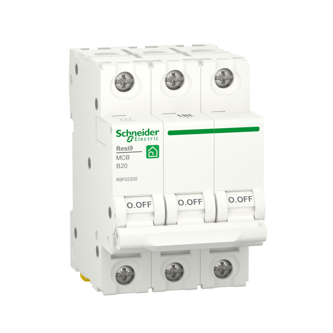 Schneider Electric Автоматический выключатель SE R9F02320 (АВ) 3P B 20А 6 kA
