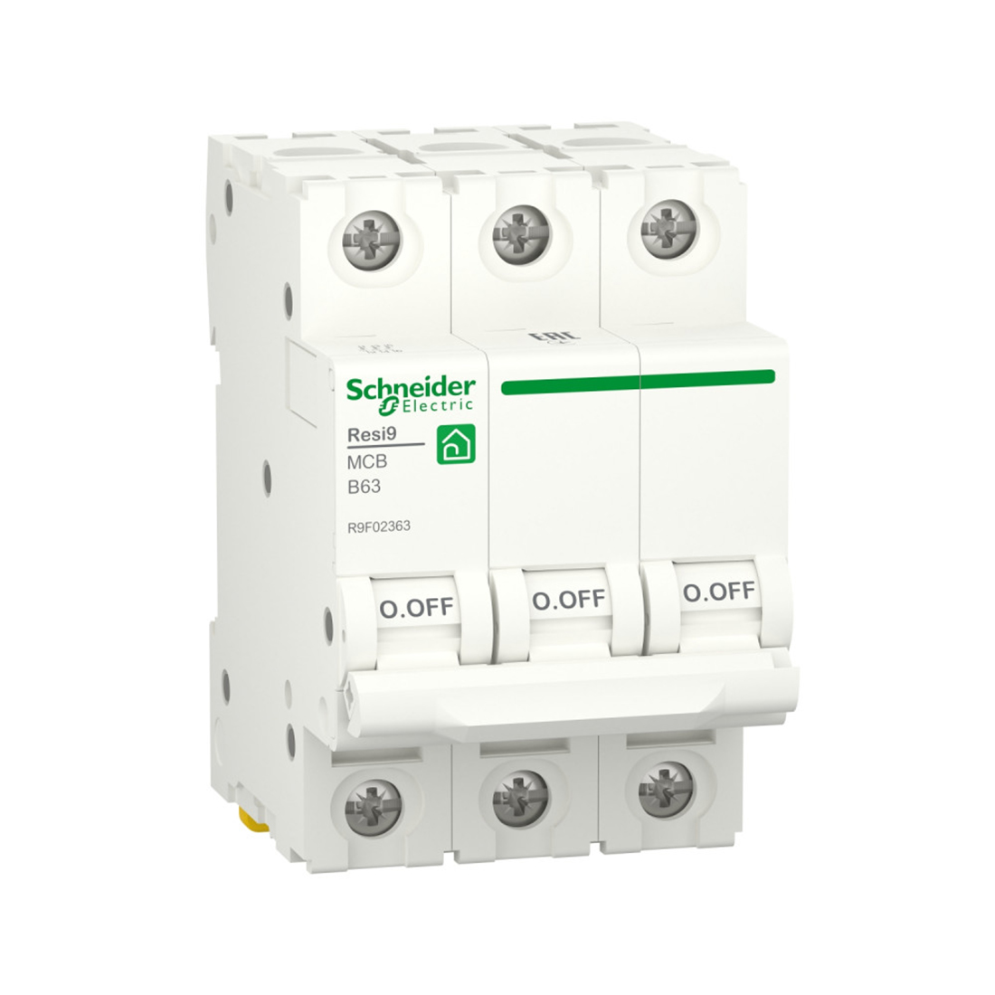 Schneider Electric Автоматический выключатель SE R9F02363 (АВ) 3P B 63А 6 kA