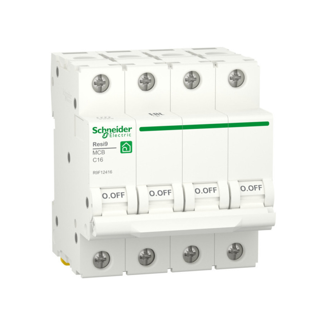 Schneider Electric Автоматический выключатель SE R9F12416 (АВ) 4P С 16А 6 kA