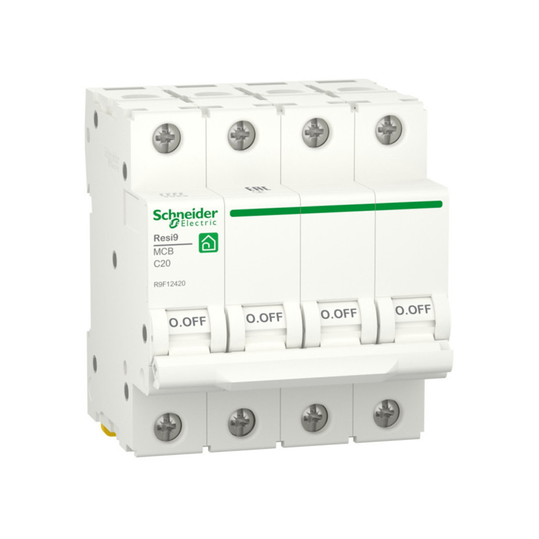 Schneider Electric Автоматический выключатель SE R9F12420 (АВ) 4P С 20А 6 kA