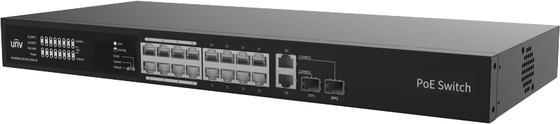 Uniview 16-портовый PoE коммутатор
