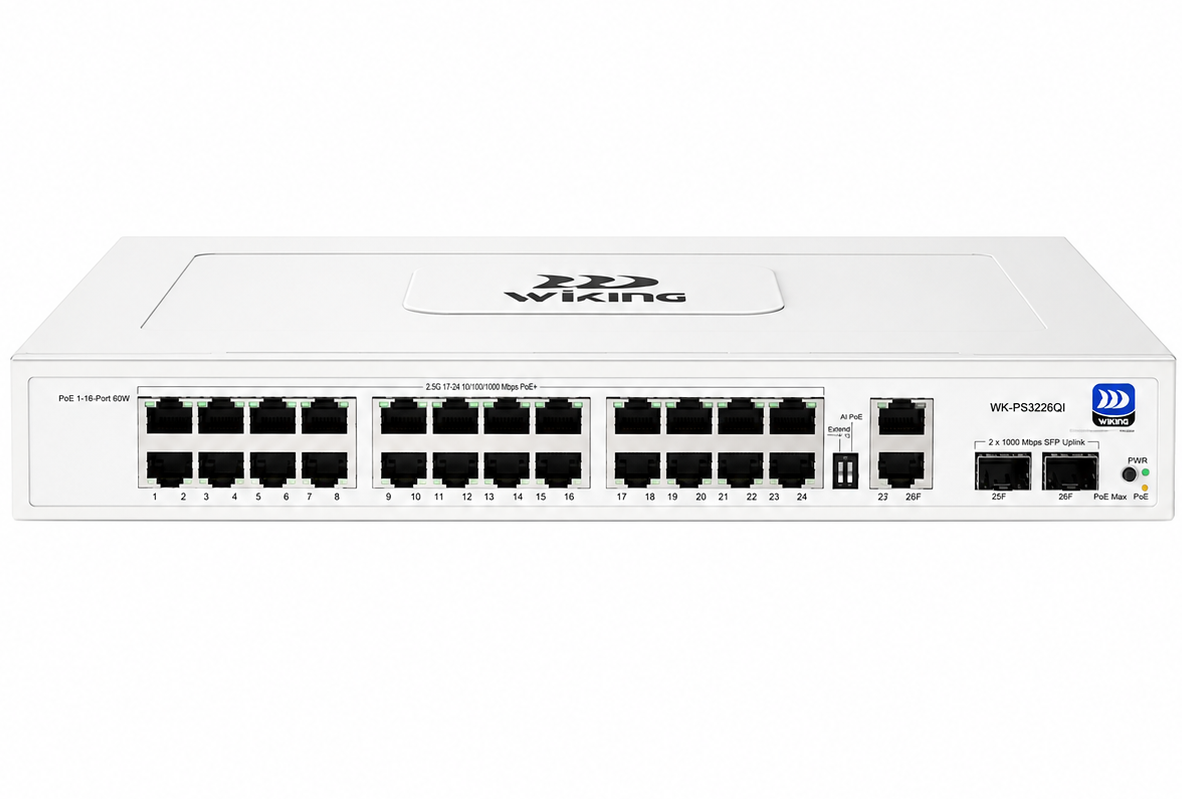 Wi-Tek (Wiking series) 24-портовый Gigabit PoE коммутатор