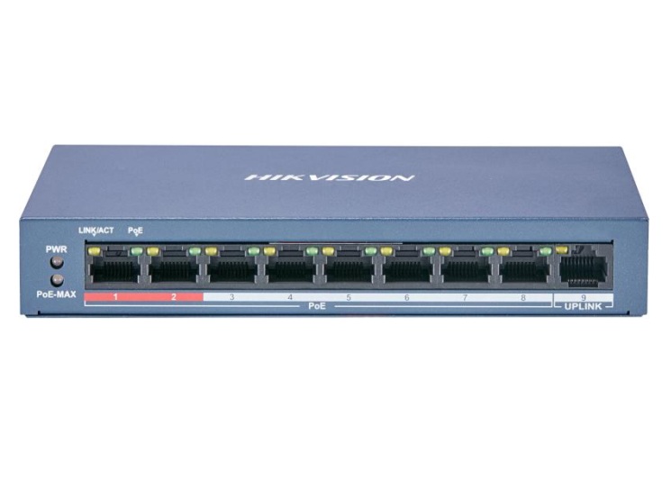 Hikvision Коммутатор Hikvision DS-3E0109P-E/M(B)